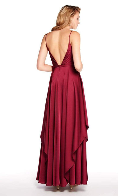 Alyce Paris - 60091 Ruched Plunging Tiered Evening Dress Special Occasion Dress