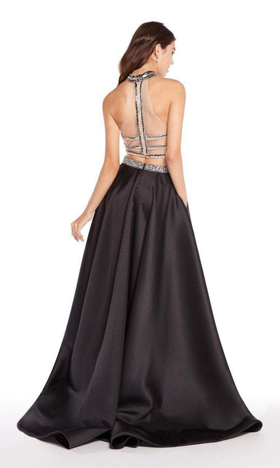Alyce Paris - 60195 Beaded High Halter Neck Two-Piece Ballgown Special Occasion Dress
