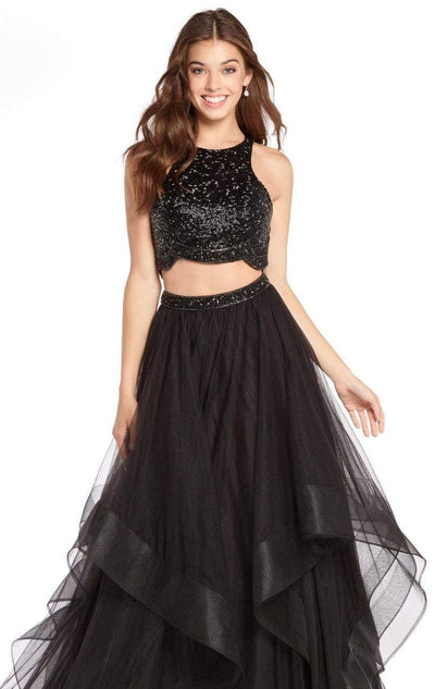 Alyce Paris - 60207 Two Piece Embellished Tulle Ballgown Special Occasion Dress