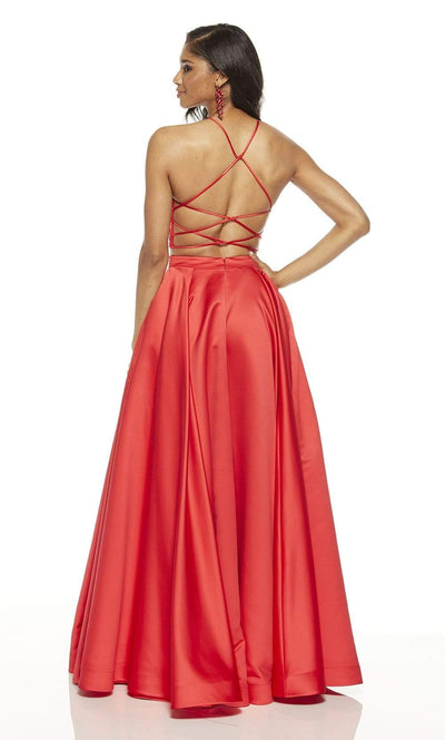 Alyce Paris - 60634 Beaded Two Piece Halter Ballgown Prom Dresses