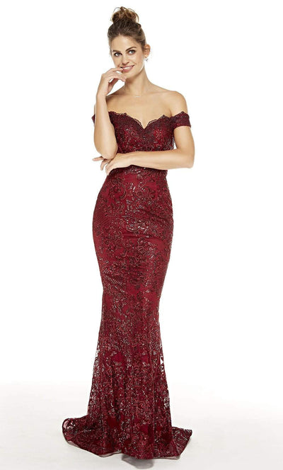 Alyce Paris - 60651 Embroidered Trumpet Dress With Train Pageant Dresses