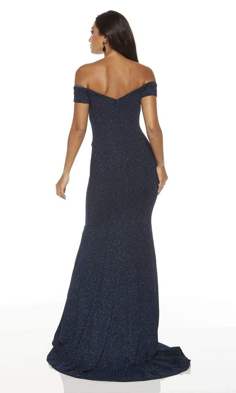 Alyce Paris - 60794 Off-Shoulder Straight Across Long Dress Bridesmaid Dresses