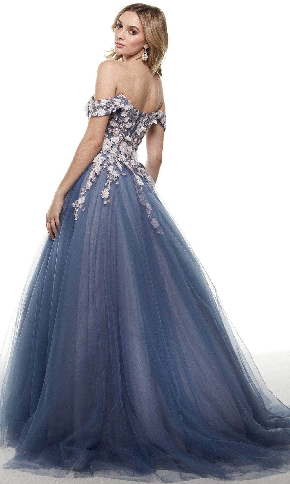 Alyce Paris 61017 - Off-shoulder Sweetheart Neck Long Dress Special Occasion Dress