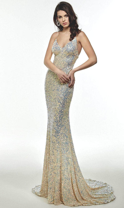 Alyce Paris 61037 - Sleeveless Bodice Sparkling Evening Gown Special Occasion Dress