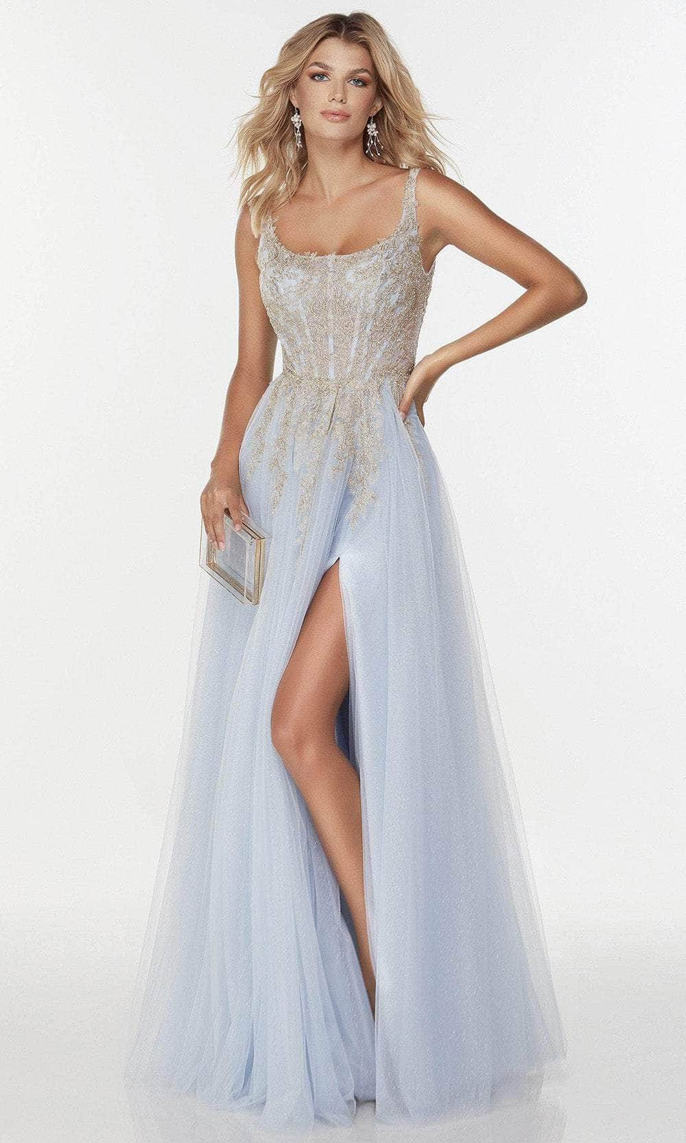 Alyce Paris 61071 - Sleeveless Tulle Evening Gown Special Occasion Dress
