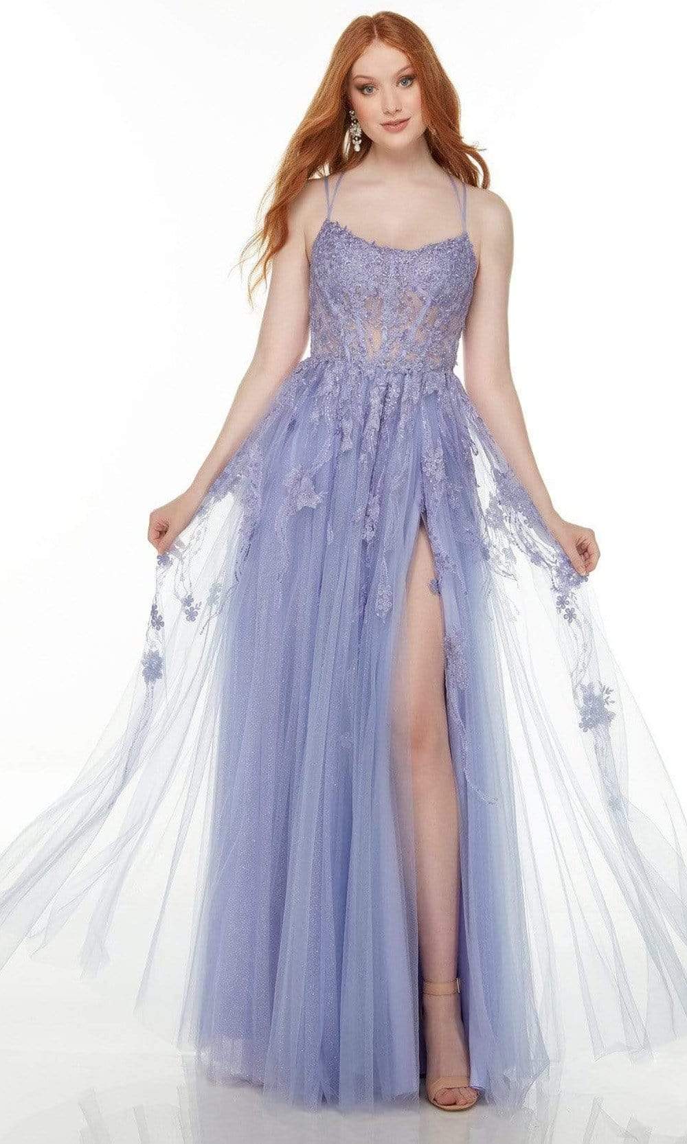 Formal Dress: 61094. Long Lavender Gown, Sweetheart Neckline, Ballgown