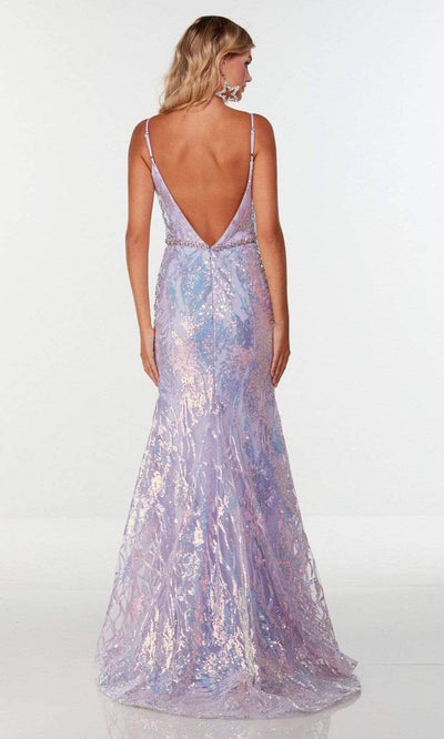 Alyce Paris - 61090 Holographic Shimmer Trumpet Gown Prom Dresses