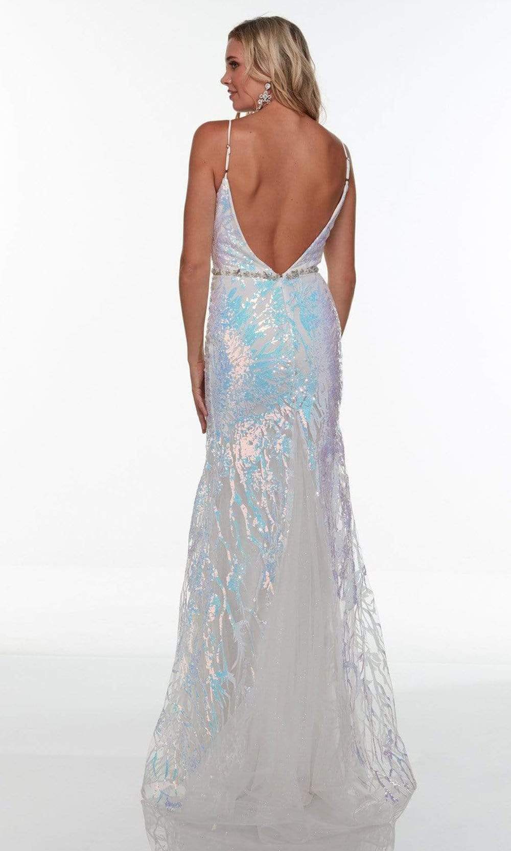 Alyce Paris - 61090 Holographic Shimmer Trumpet Gown Prom Dresses