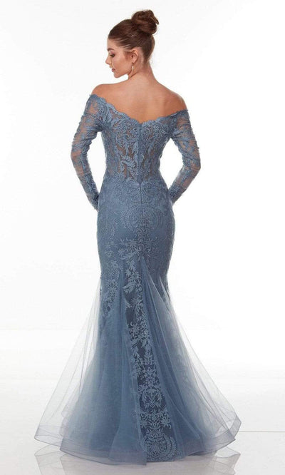 Alyce Paris - 61097 Off Shoulder Lace Gown Special Occasion Dress