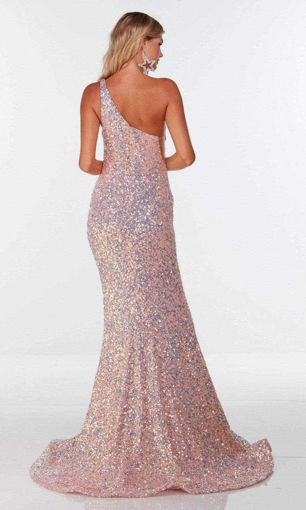 Alyce Paris - 61114 One Shoulder Sequin Gown Prom Dresses