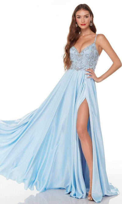 Alyce Paris - 61141 Beaded High Slit Gown Special Occasion Dress