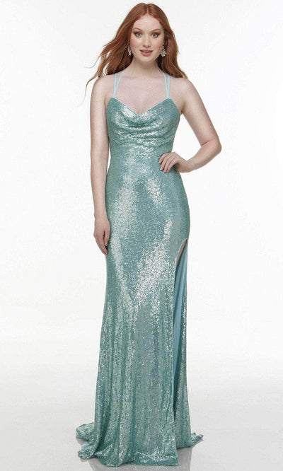 Alyce Paris 61145 - Dual Straps Sequined Dress Special Occasion Dress