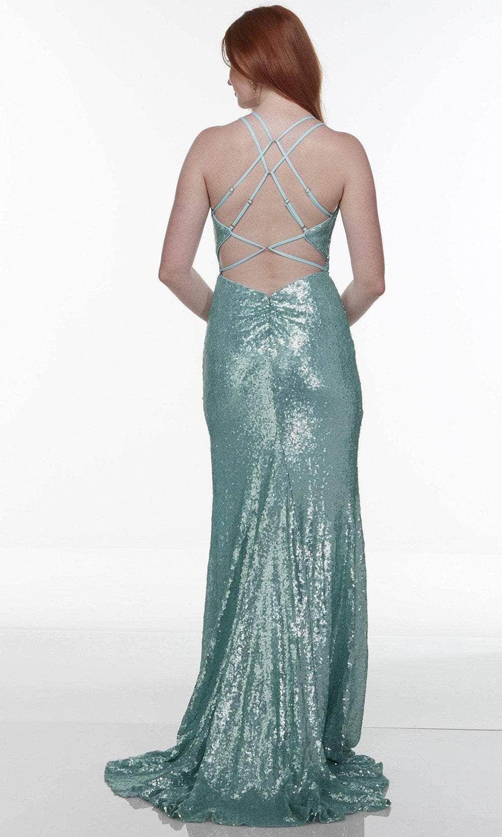 Alyce Paris 61145 - Dual Straps Sequined Dress Special Occasion Dress