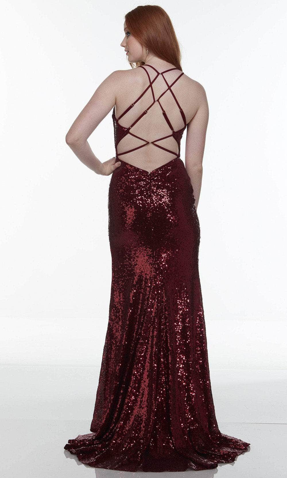 Alyce Paris 61145 - Dual Straps Sequined Dress Special Occasion Dress