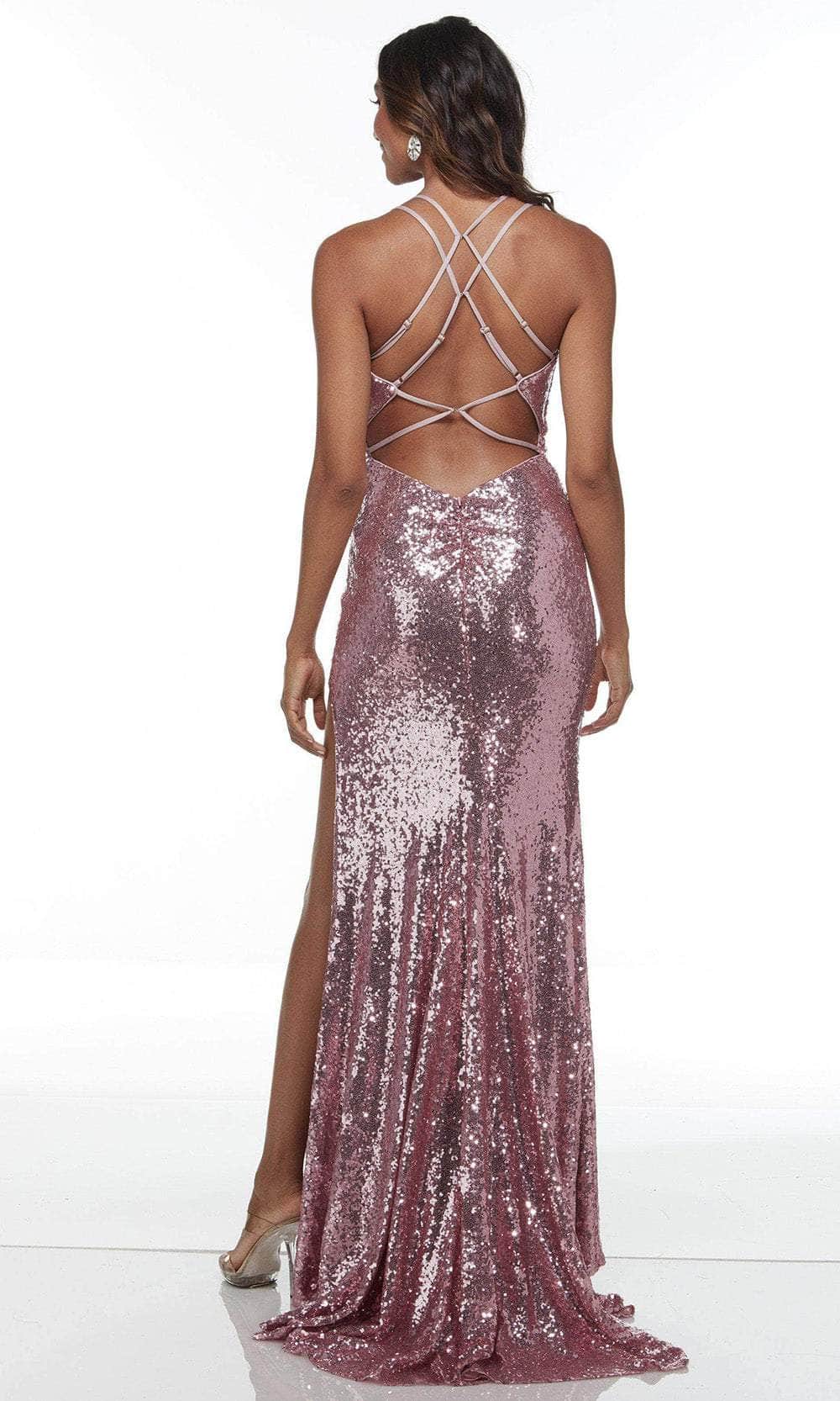 Alyce Paris 61145 - Dual Straps Sequined Dress Special Occasion Dress