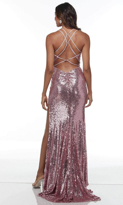 Alyce Paris 61145 - Dual Straps Sequined Dress Special Occasion Dress