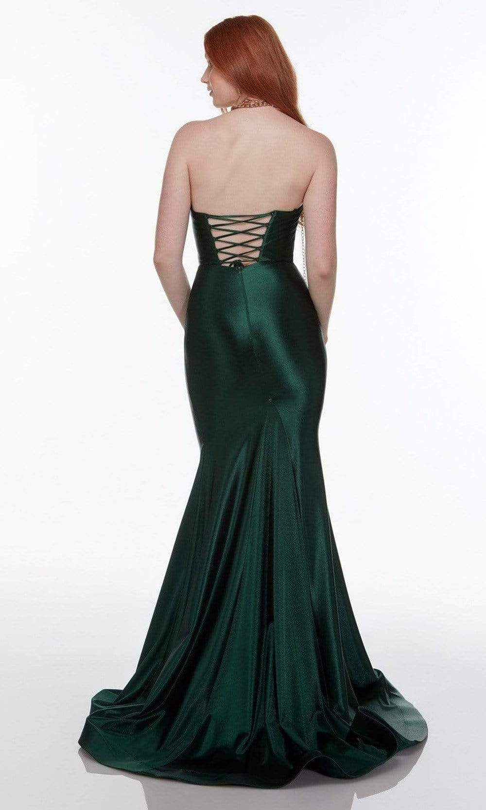 Alyce Paris - 61176 Strapless Satin Mermaid Dress Prom Dresses