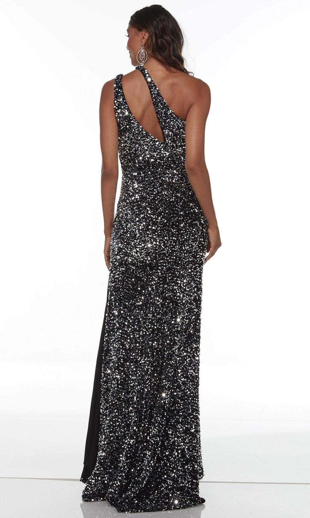 Alyce Paris 61183 - Asymmetrical Neck Formal Dress Special Occasion Dress