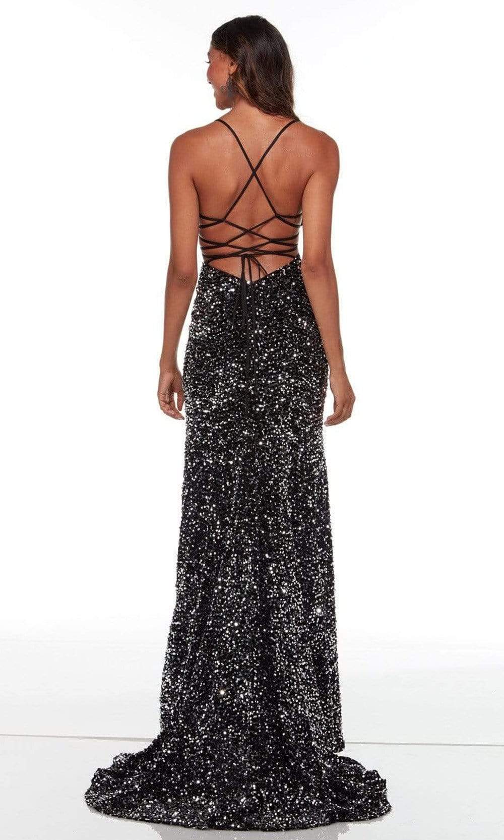 Alyce Paris - 61186 Sequin Cutout Back Gown Special Occasion Dress