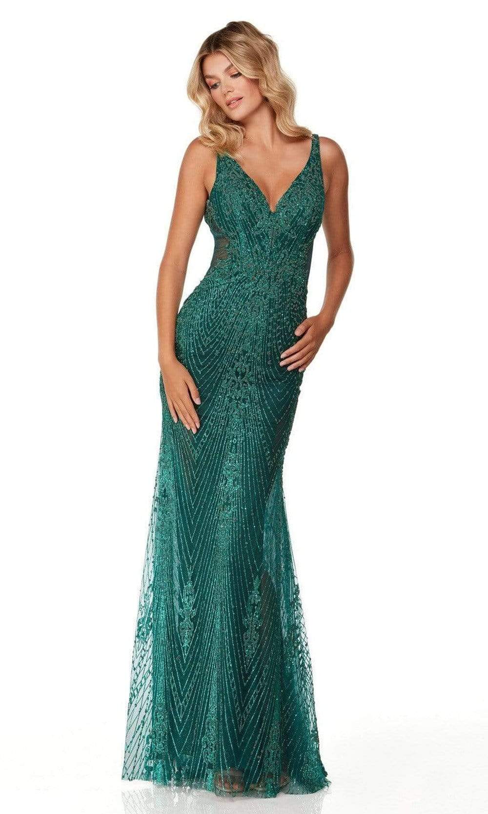 Alyce Paris - 61199 Glitter Detailed Gown Special Occasion Dress