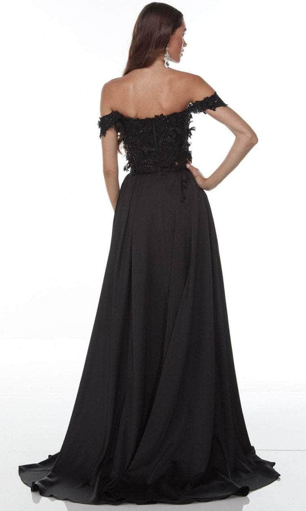 Alyce Paris 61218 - Embroidered Off-shoulder Evening Dress Special Occasion Dress