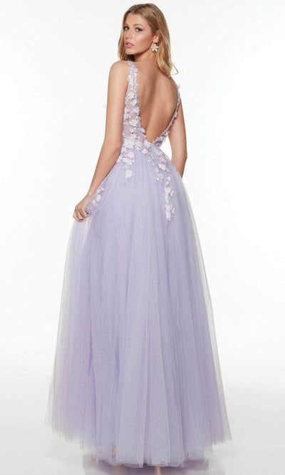 Alyce Paris 61236 - Floral Appliqued Ballgown Special Occasion Dress