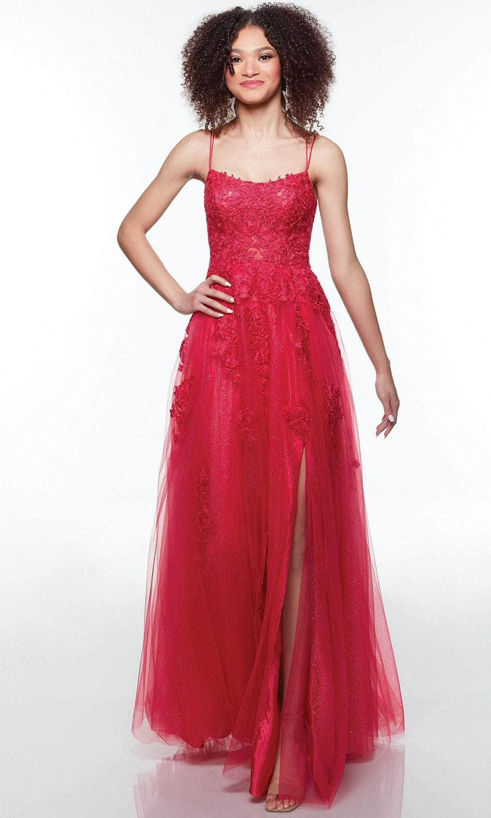 Alyce Paris 61255 - Scoop Neck Tulle Ballgown Special Occasion Dress