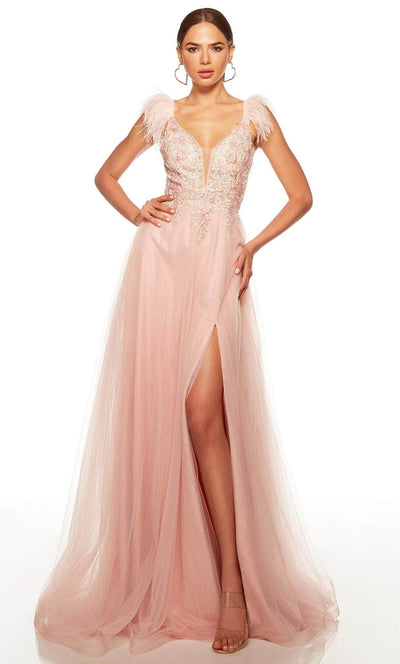 Alyce Paris 61309 - A-line Dress Special Occasion Dress 000 / Pink-Multi