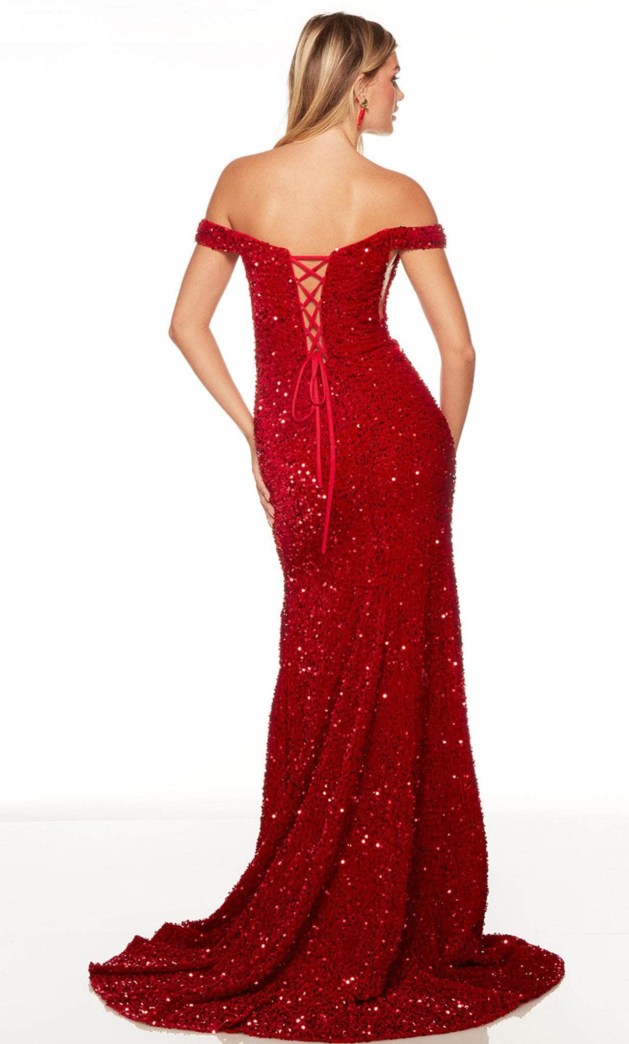 Alyce Paris 61343 - Sequin Off Shoulder Prom Dress Special Occasion Dress