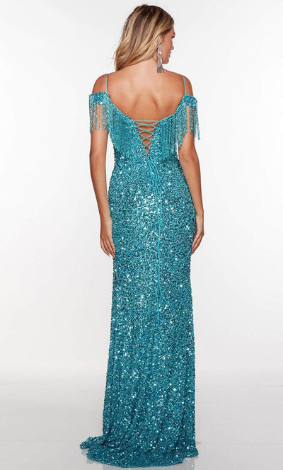 Alyce Paris 61389 - Fully Sequin Sweetheart Prom Gown Prom Dresses 10 / Black