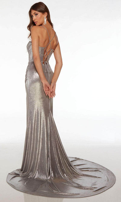 Alyce Paris 61490 - Metallic Corset Prom Dress Special Occasion Dresses