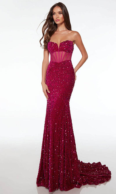 Alyce Paris 61500 - Sequin Strapless Dress Special Occasion Dresses