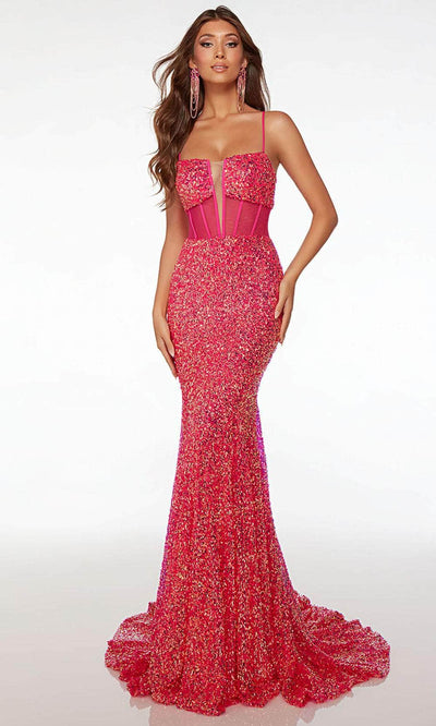 Alyce Paris 61503 - Corset Sequin Prom Dress Special Occasion Dress 000 / Barbie Opal