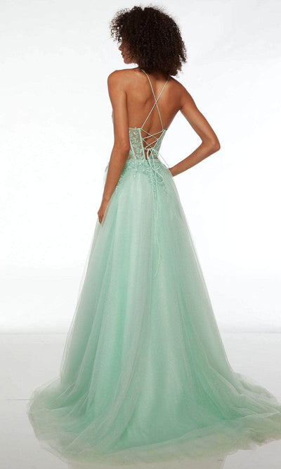 Alyce Paris 61561 - Lace Corset A-Line Prom Gown Special Occasion Dresses