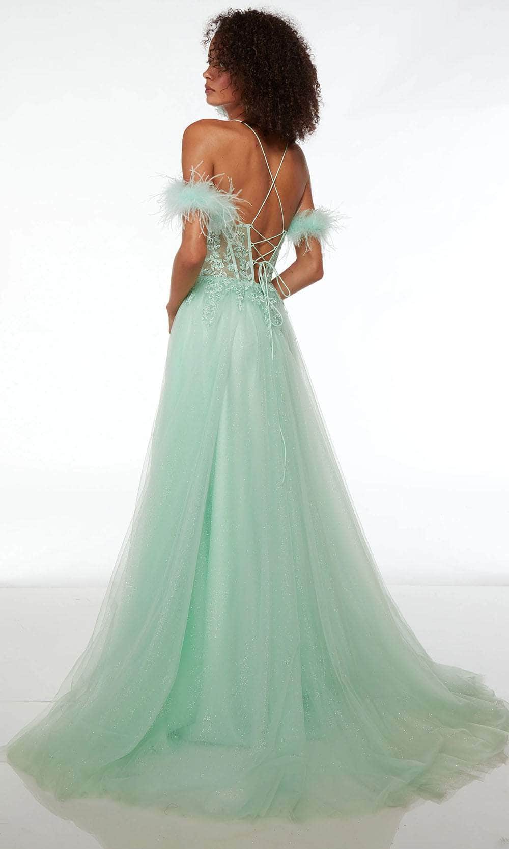 Alyce Paris 61561 - Lace Corset A-Line Prom Gown Special Occasion Dresses