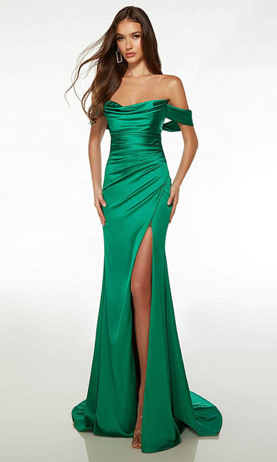 Alyce Paris 61571 - Draped Mermaid Prom Dress Special Occasion Dresses