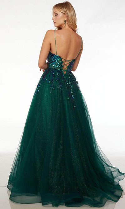 Alyce Paris 61575 - Plunging Neck Sequin Ballgown Special Occasion Dresses