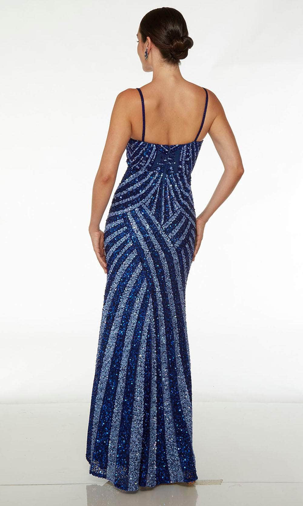 Alyce Paris 61608 - Sequin Plunging Neck Dress Special Occasion Dresses