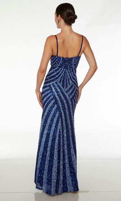 Alyce Paris 61608 - Sequin Plunging Neck Dress Special Occasion Dresses