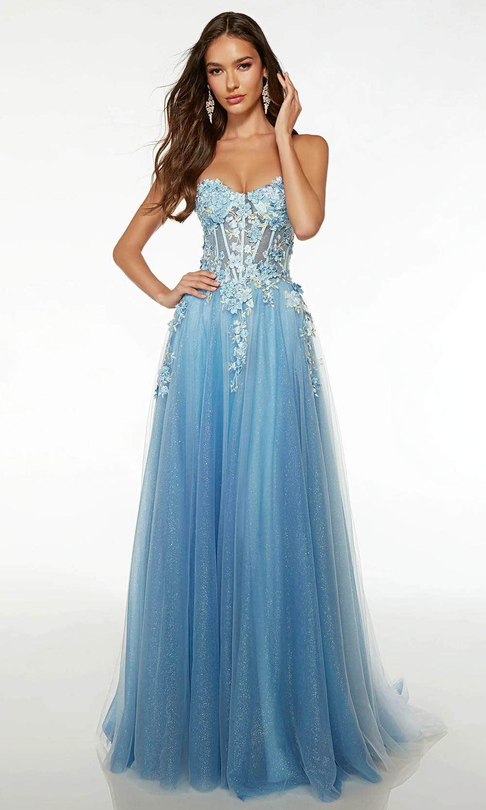 Alyce Paris 61634 - Strapless A-Line Prom Gown Special Occasion Dresses