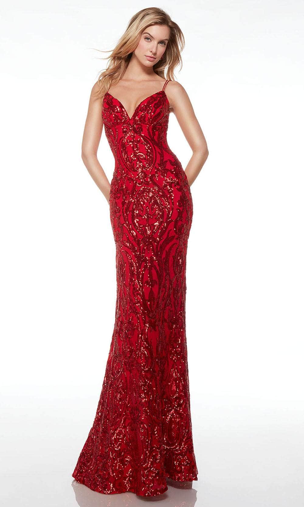 Alyce Paris 61677 - Sequin Embellished Sleeveless Dress Special Occasion Dresses