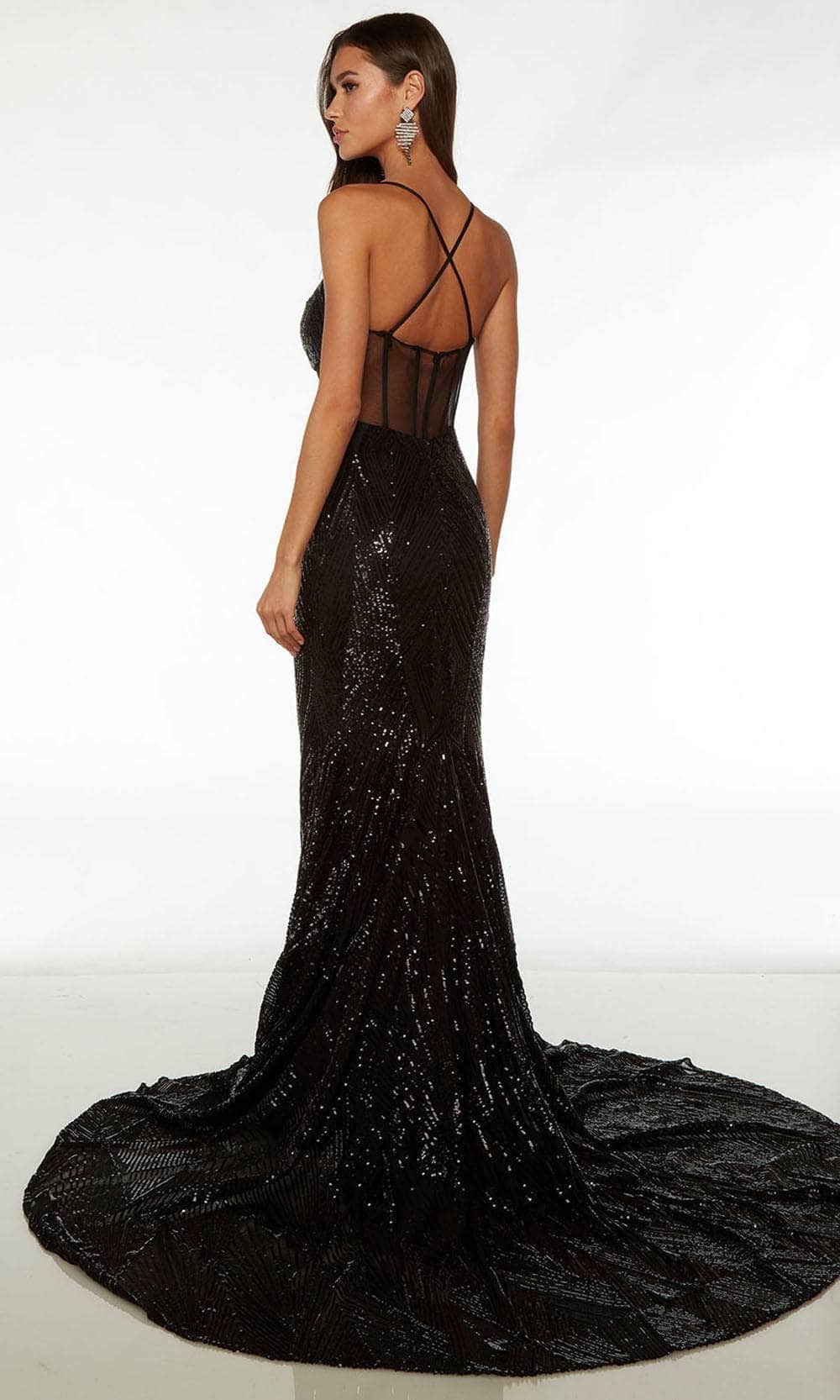 Alyce Paris 61705 - Sequin Corset Sleeveless Dress Special Occasion Dresses