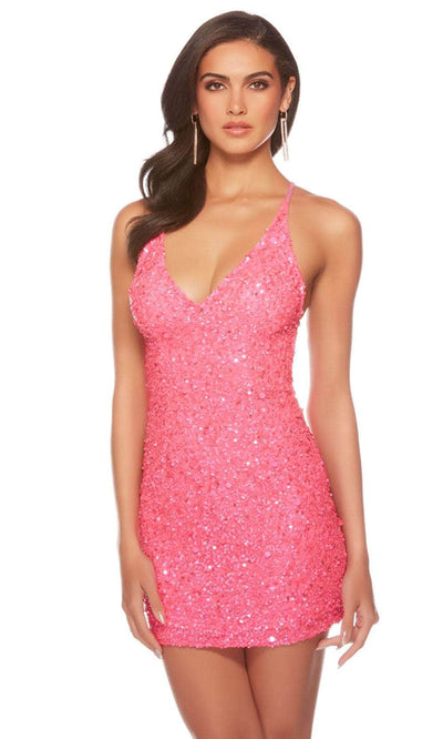 Alyce Paris 84001 - Beaded Sheath Cocktail Dress Special Occasion Dress