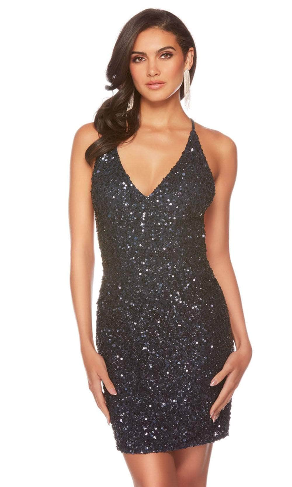 Alyce Paris 84001 - Sequin Ornate Cocktail Dress Special Occasion Dress