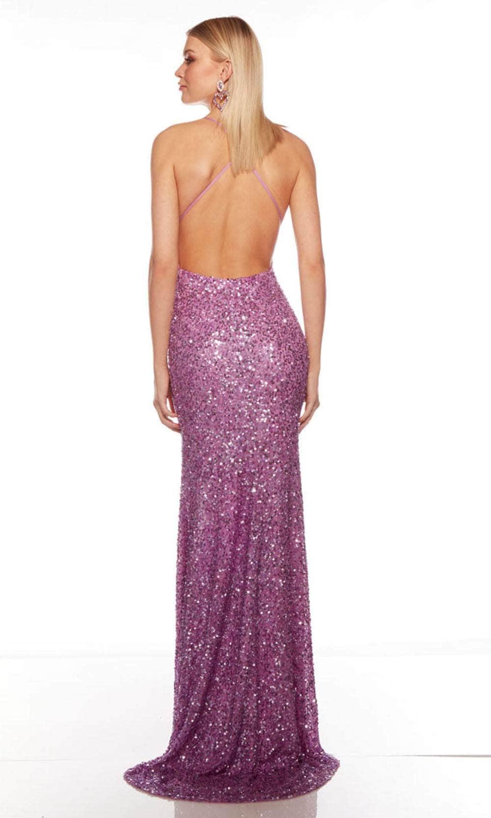 Alyce Paris 88002 - Sequin V-Neck Prom Dress with Slit Special Occasion Dress