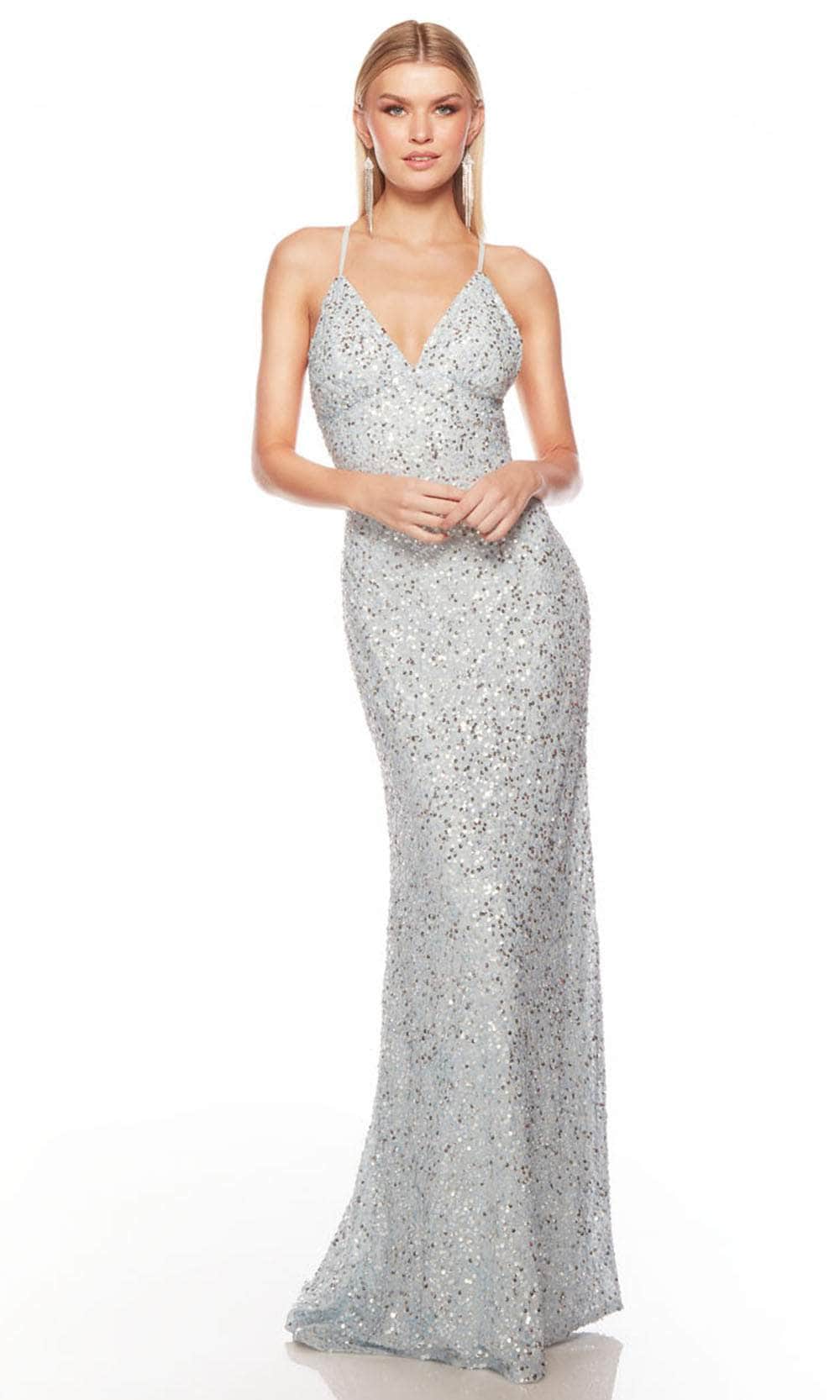 Alyce Paris 88003 - Sequin Detailed Prom Dress Special Occasion Dress