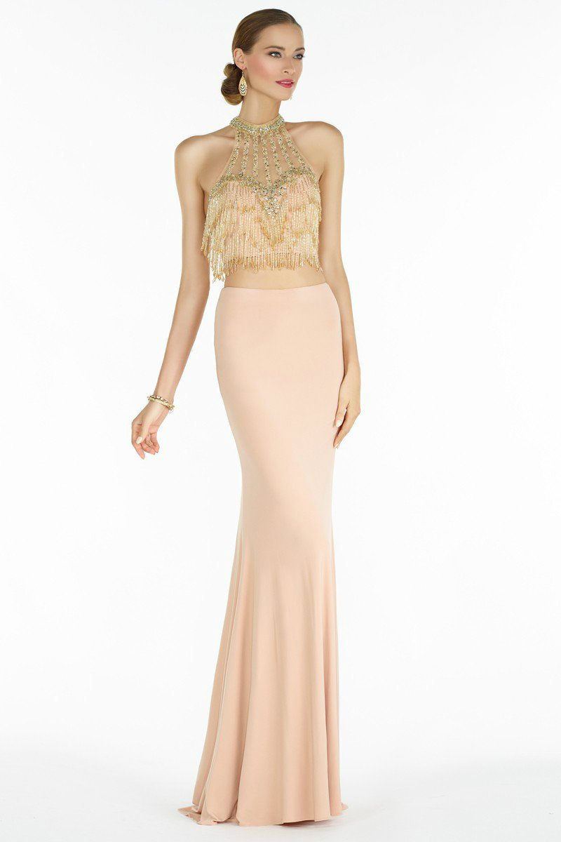 Alyce Paris - Deco Collection - 2605 Dress Prom Dresses 000 / Gold