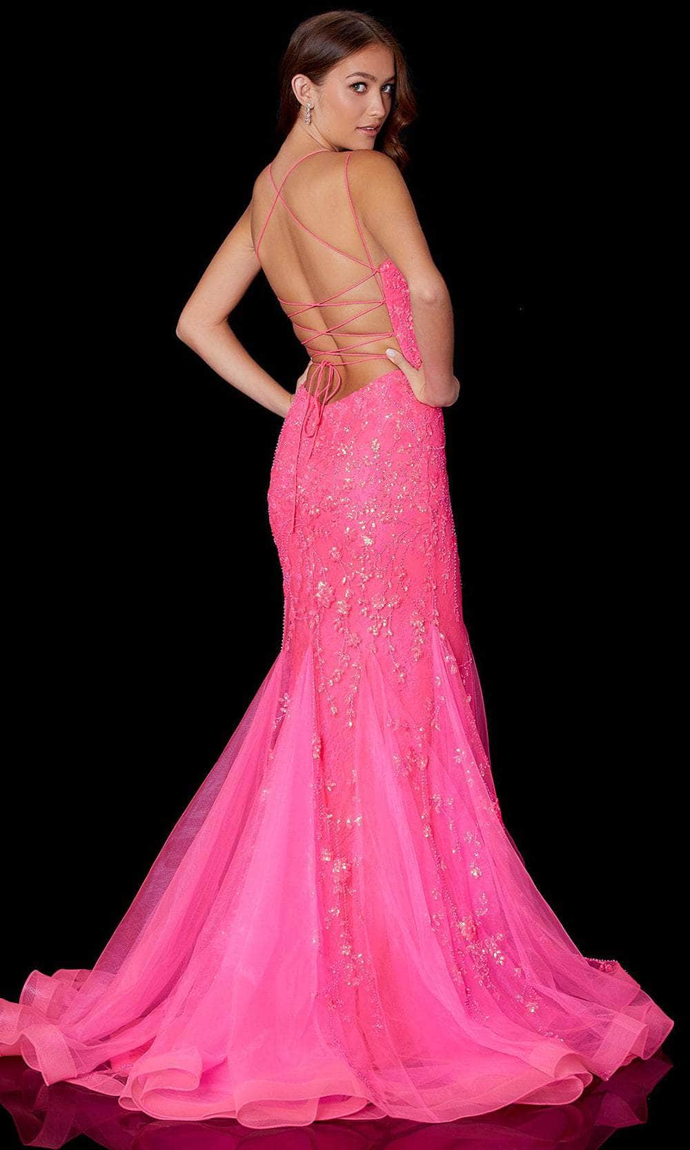 Amarra 87238 - Floral Sequin Mermaid Prom Gown Special Occasion Dress