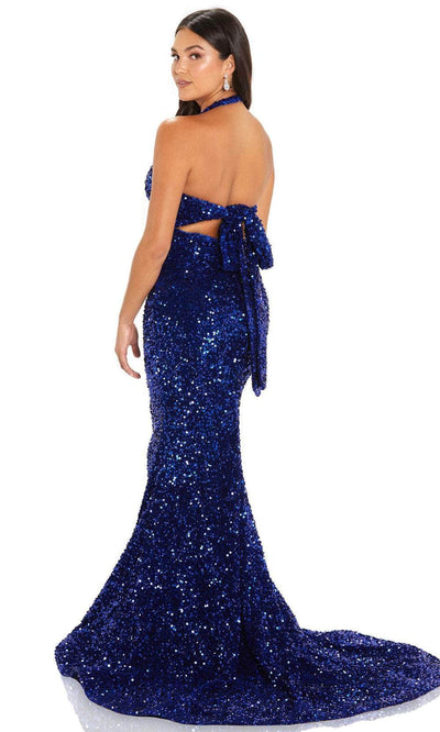 Amarra 88533 - Plunging Halter Evening Gown Special Occasion Dress