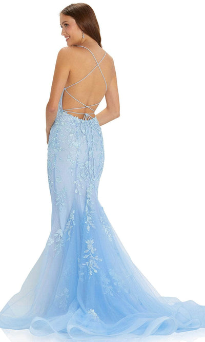Amarra 88619 - Embroidery Appliques Mermaid Gown Evening Dresses